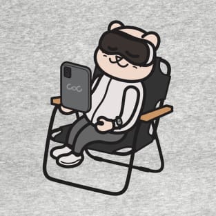 Cat on Chair #002 T-Shirt